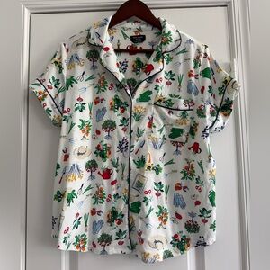 Kate Spade Garden Print Shirt